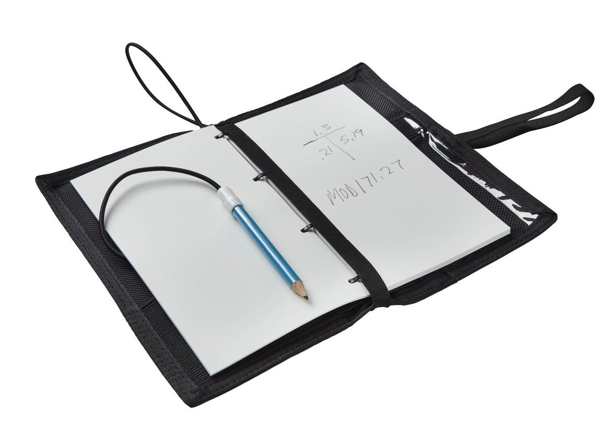 OMS Diver's Notebook including Underwater Paper, with Table Windows, Pockets, Pencil Holders &...