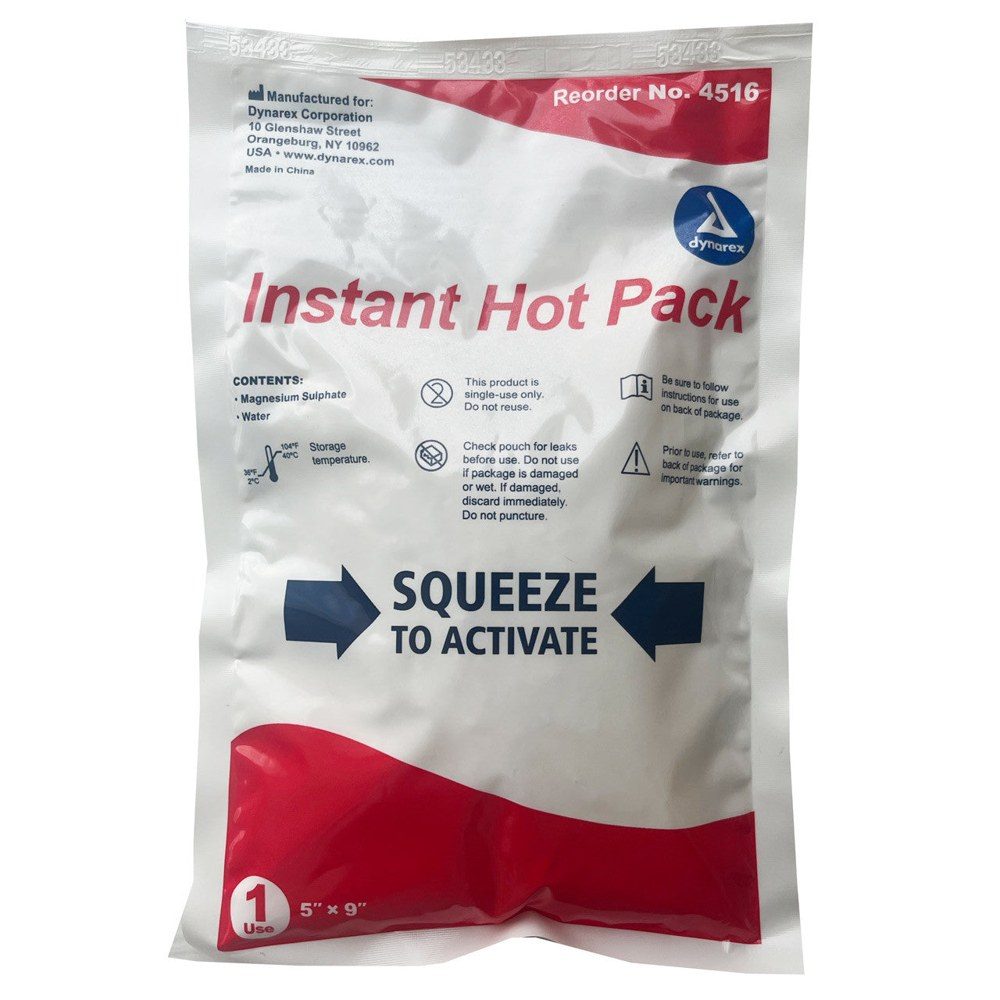 Dive 1st Aid Instant Hot Pack 5x7 in. for Marine Stings