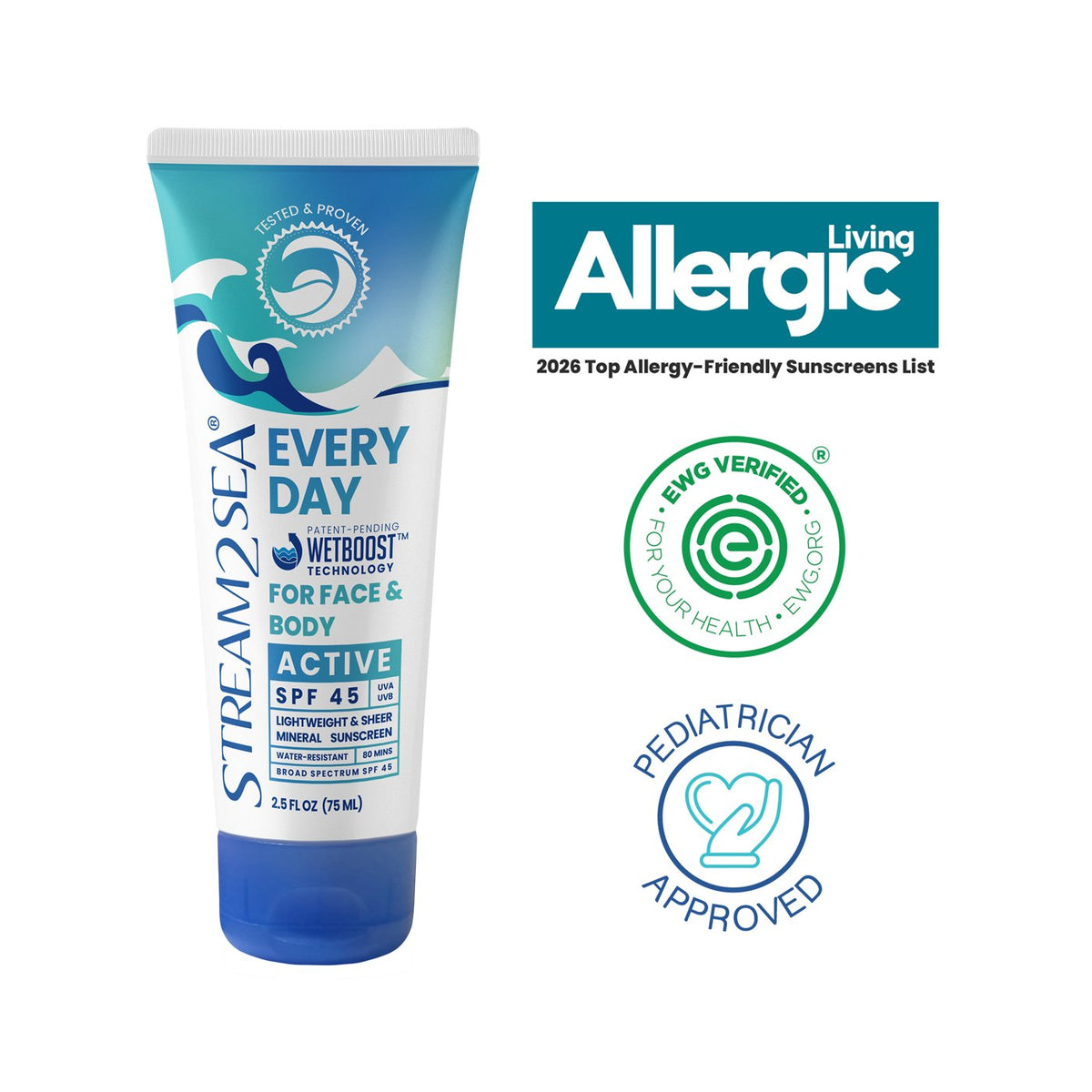 Every Day Sunscreen SPF 45 - Active