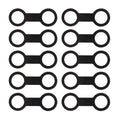 Snorkel Keeper, Blk Sil (x10)