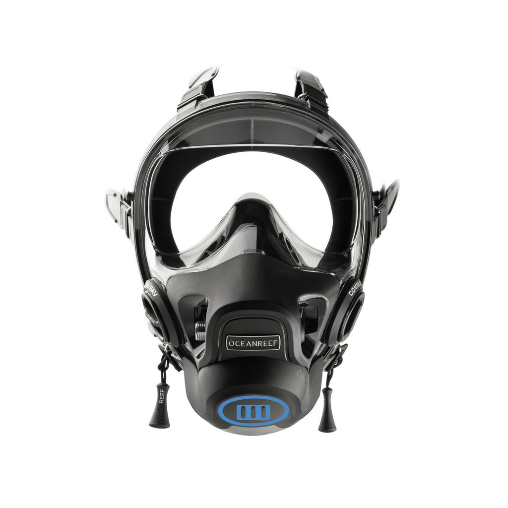 Ocean Reef Neptune III Basic Full Face Diving Mask (G.divers Line, Grey)