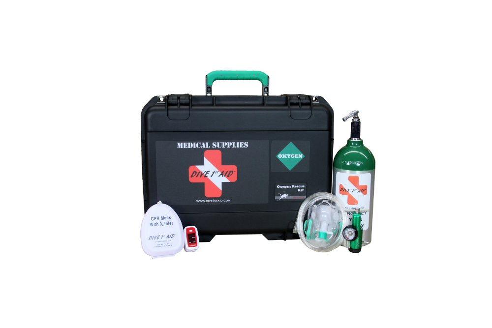 Dive 1st Aid Oxygen Rescue Kit - Personal M9 (Hard Case)