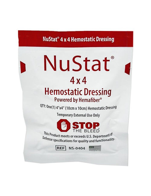 Dive 1st Aid Nustat Hemostatic Dressing 4x4 in.