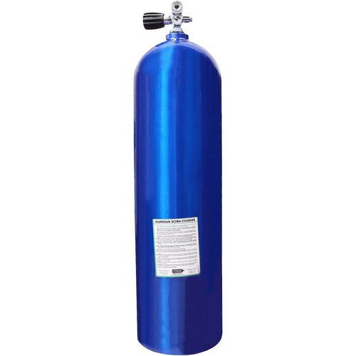Catalina AL80 80 cu ft Aluminum Scuba Tank - Electric Blue with Sherwood K-Valve