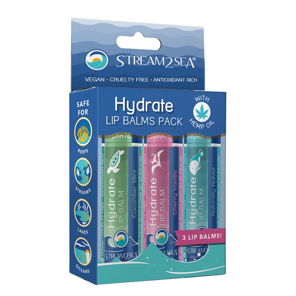 Stream2Sea Hydrate Lip Balm 3 Pack