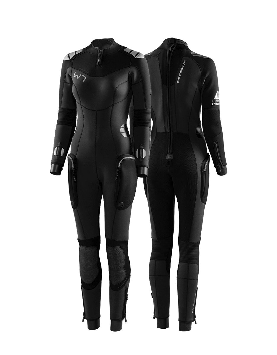 071-222-00 W7 7MM FULLSUIT WITH BACK ZIP - FEMALE S
