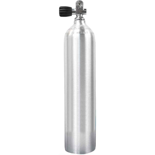 Catalina AL19 19 cu ft Aluminum Scuba Tank - Brushed with Sherwood K-Valve