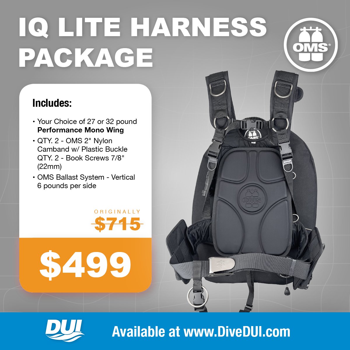 OMS IQ LITE Harness Package - 2019 Version