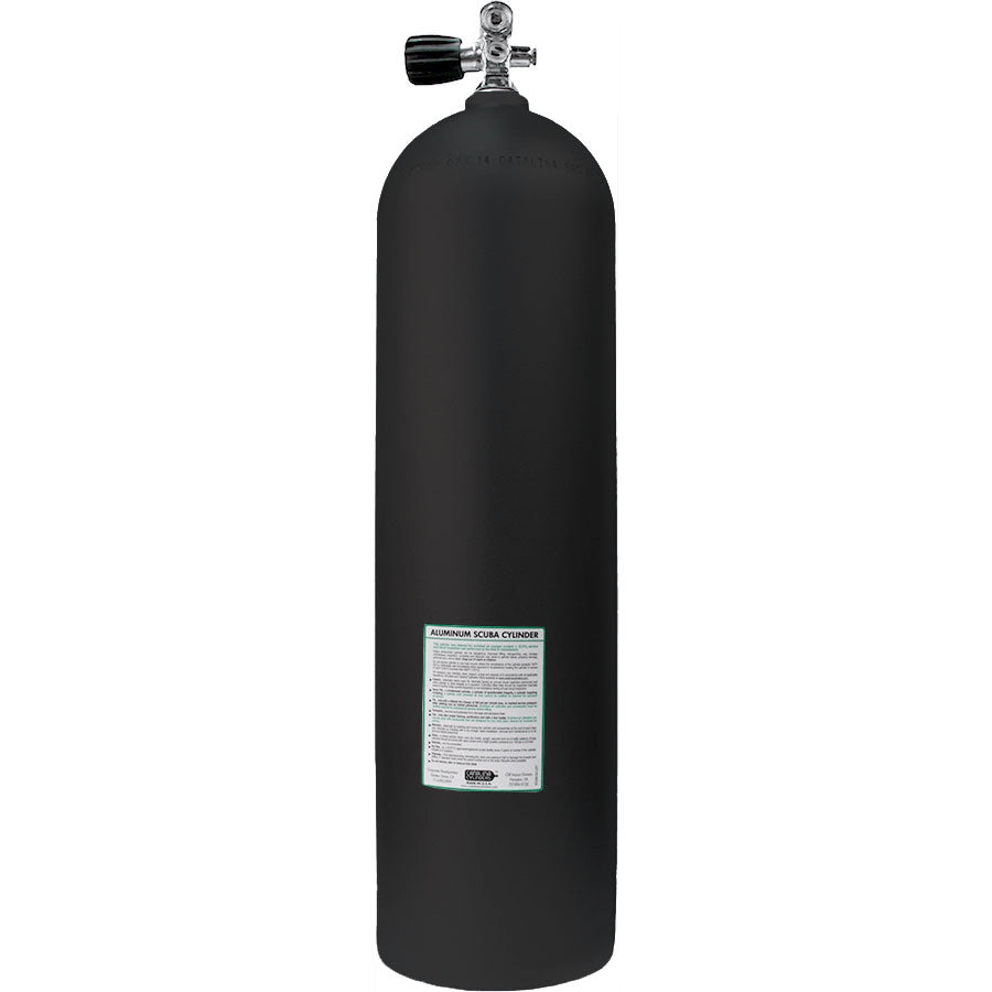 Catalina AL80 80 cu ft Aluminum Scuba Tank - Black with Sherwood K-Valve