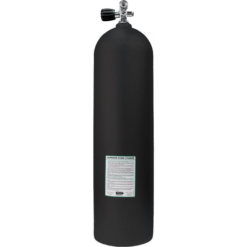 Catalina AL80 80 cu ft Aluminum Scuba Tank - Black with Sherwood K-Valve