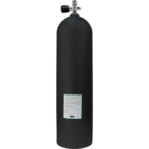 Catalina AL63 63 cu ft Aluminum Scuba Tank - Black with Sherwood K-Valve