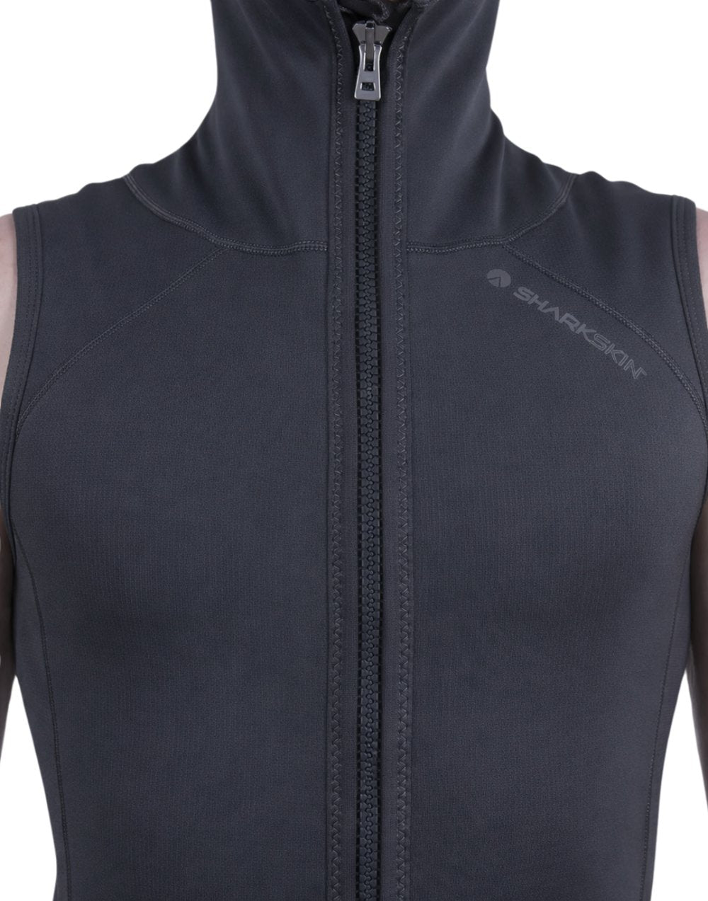 Sharkskin Titanium 2 Chillproof Vest with Hood, Full Zip