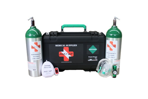 Dive 1st Aid Oxygen Rescue Kit - Double Jumbo D (Hard Case)