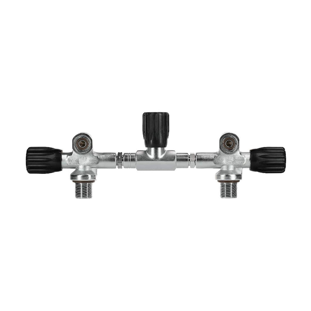 Dive Rite 200 bar doubles isolation manifold, DIN or yoke