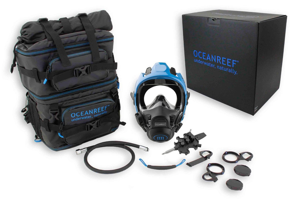 Ocean Reef Neptune III Full Face Diving Mask with Integrated Second Stage