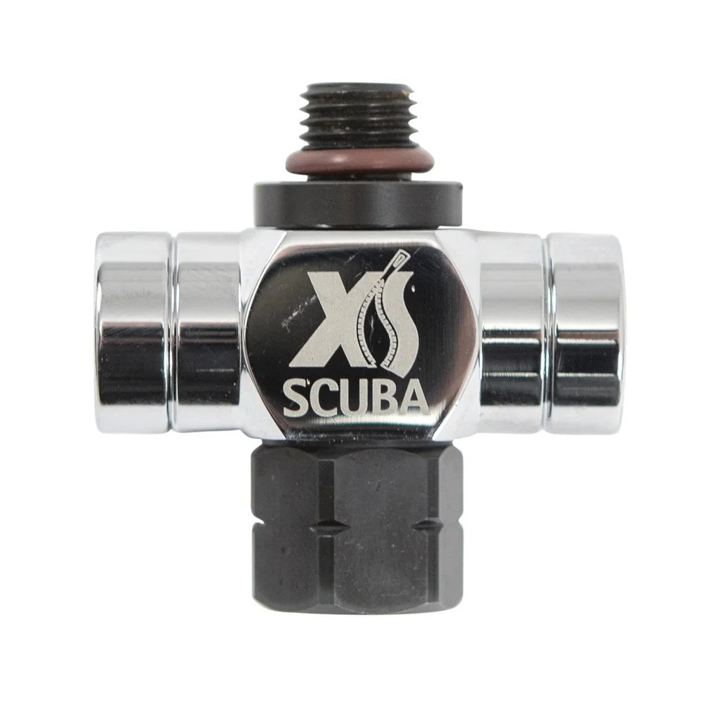 XS Scuba Swivel LP Three Port Adapter