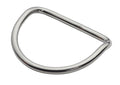 OMS D-Ring 2" (5 cm) Stainless Steel, ~ 45° bend