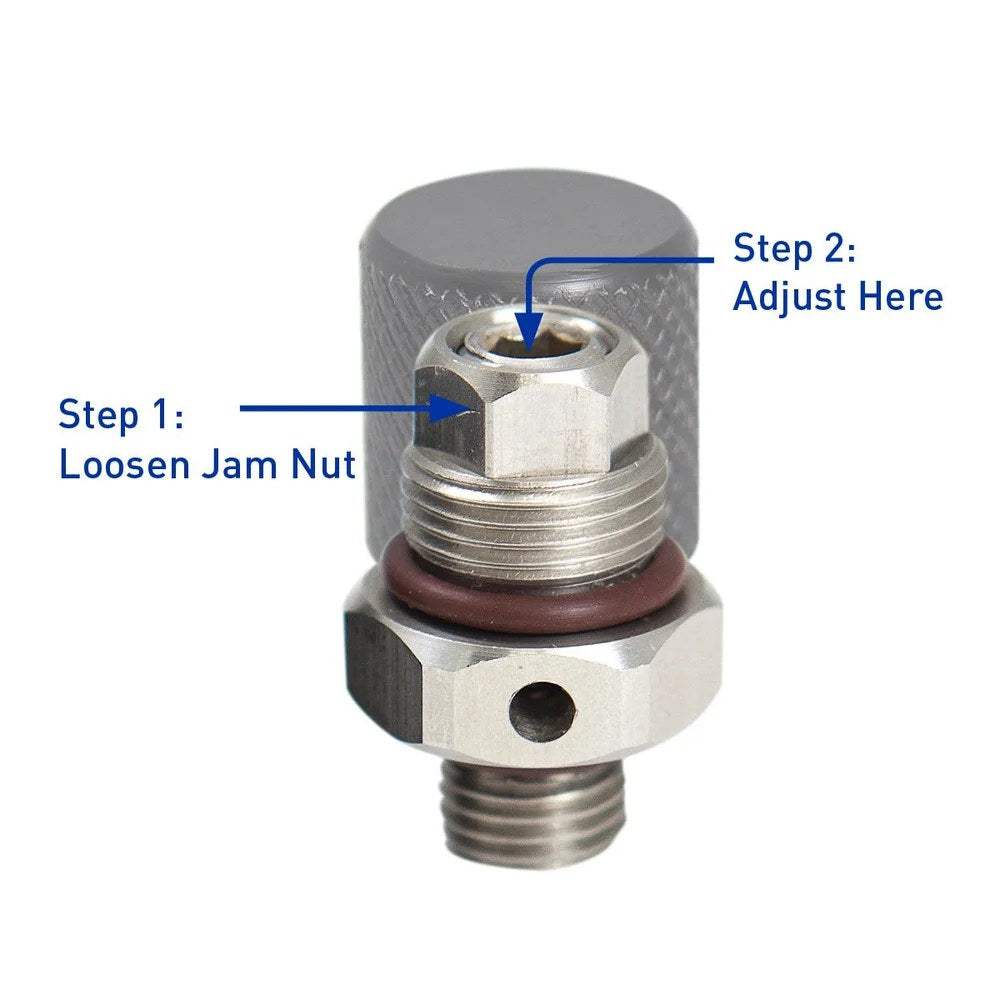 XS Scuba Rebuildable & Adjustable OPV - Over Pressure Valve
