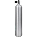 Catalina AL40 40 cu ft Aluminum Scuba Tank - Brushed with Sherwood K-Valve
