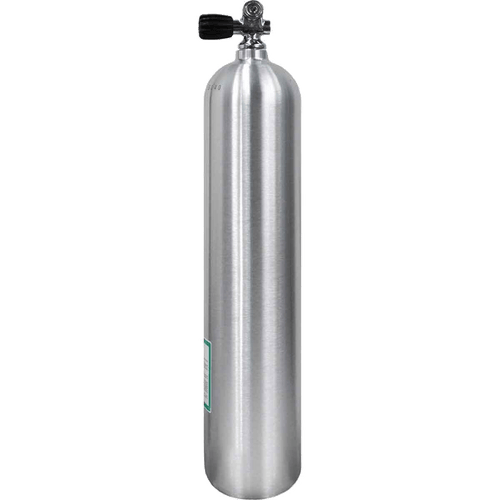 Catalina AL40 40 cu ft Aluminum Scuba Tank - Brushed with Sherwood K-Valve
