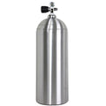 Catalina AL53 53 cu ft Aluminum Scuba Tank - Brushed with Sherwood K-Valve