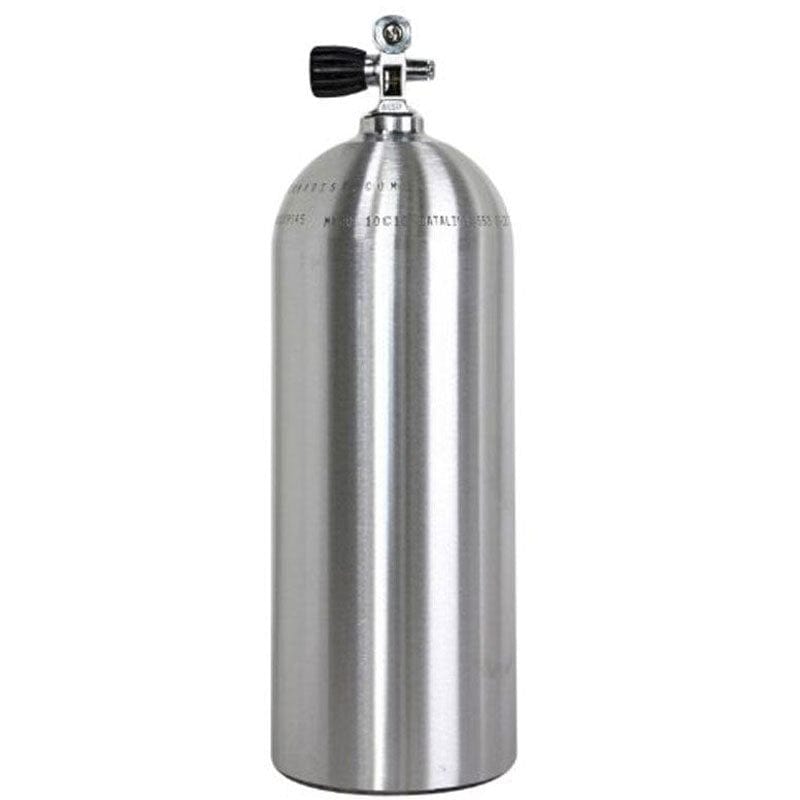 Catalina AL53 53 cu ft Aluminum Scuba Tank - Brushed with Sherwood K-Valve