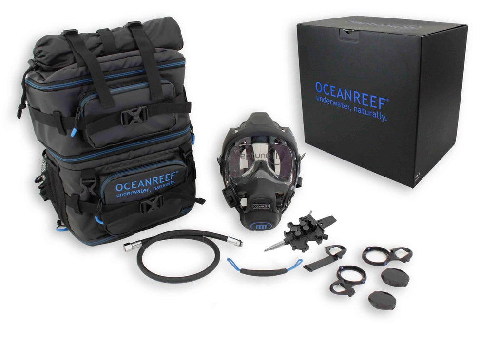 Ocean Reef Neptune III Full Face Diving Mask with Integrated Second Stage