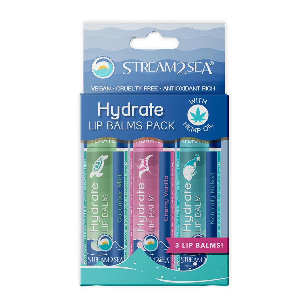 Stream2Sea Hydrate Lip Balm 3 Pack