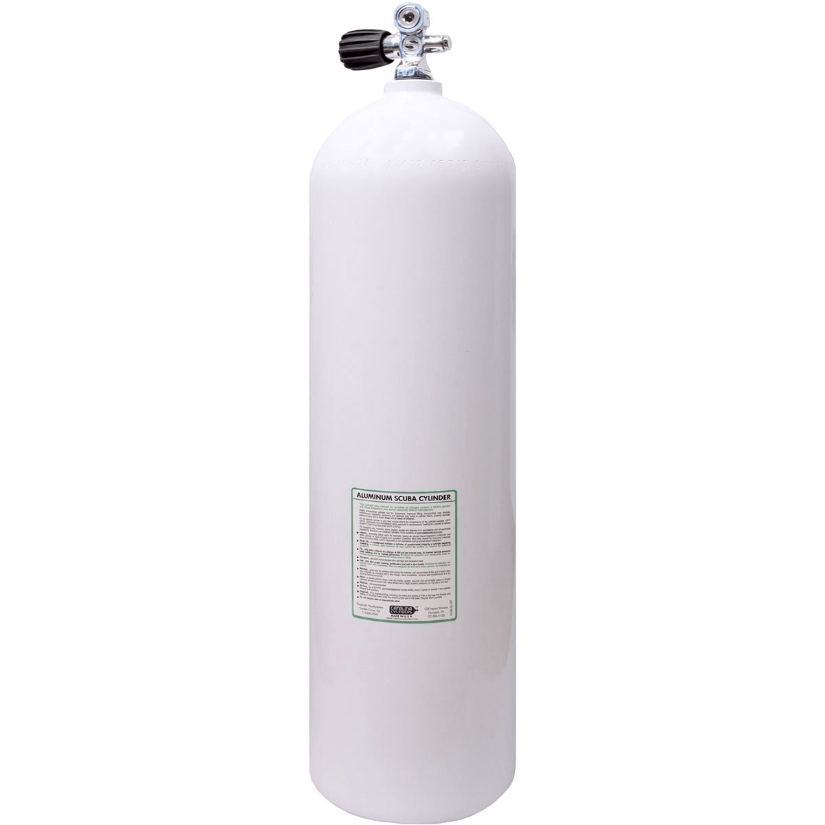 Catalina AL80 80 cu ft Aluminum Scuba Tank - White with Sherwood K-Valve