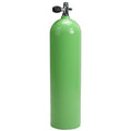 Catalina AL80 80 cu ft Aluminum Scuba Tank - Neon Green with Sherwood K-Valve