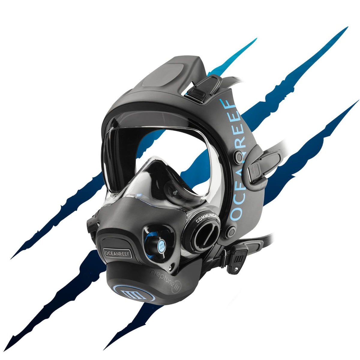 Ocean Reef Neptune III Full Face Diving Mask with Integrated Second Stage