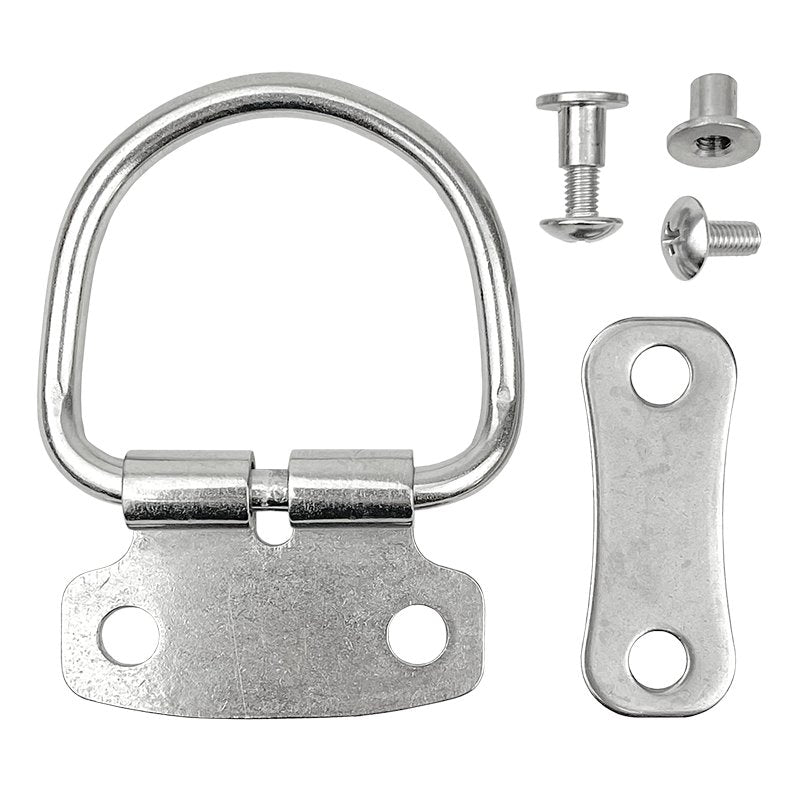 OMS PS SS D-ring Assembly w/ Counter Plate and Screws
