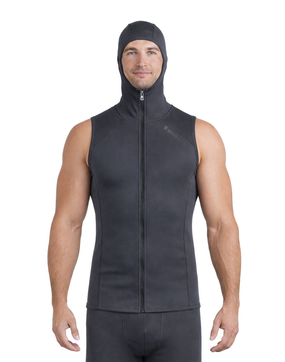 Sharkskin Titanium 2 Chillproof Vest with Hood, Full Zip