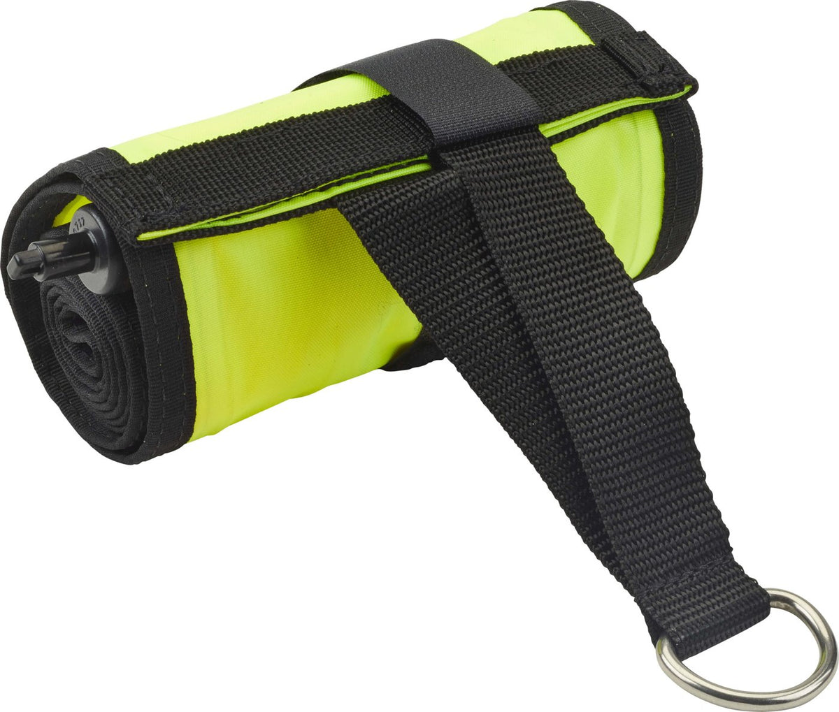 OMS Diver's Alert Marker, 3.3' Long (1 Meter), Hybrid, w/ OPV (~ 3 kg lift) (Yellow)
