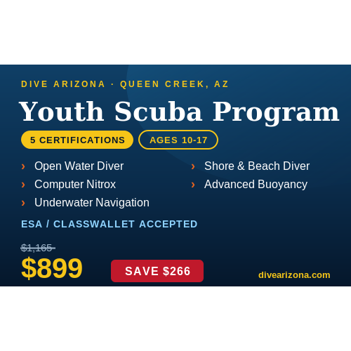 Youth Scuba Program